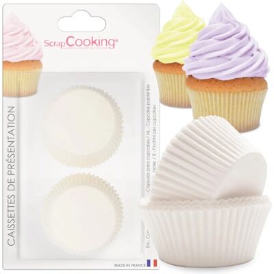 Caissettes blanches Scrapcooking - 36 pièces Caissettes blanches Scrapcooking - 36 pièces