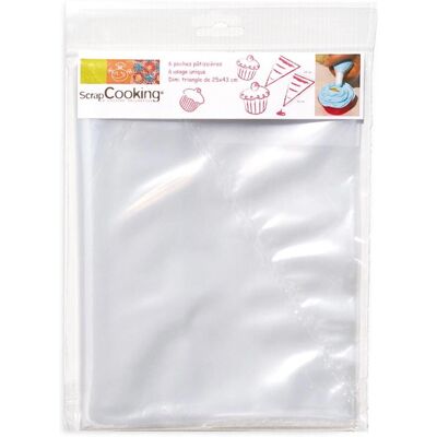 ScrapCooking 5014 Flexibele Wegwerp-Icingzakken - Bakzakken ScrapCooking 5014 Flexibele Wegwerp-Icingzakken - Bakzakken