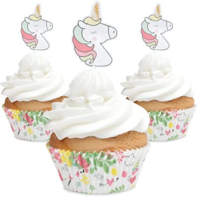 Sada na muffiny s jednorožcem Scrapcooking - 24 ks Sada na muffiny s jednorožcem Scrapcooking - 24 ks