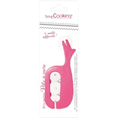 SCRAPCOOKING Roze Patisserie Rol - Plastic geschikt voor contact met voedsel SCRAPCOOKING Roze Patisserie Rol - Plastic geschikt voor contact met voedsel