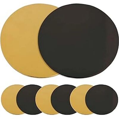 Supports à gâteaux ScrapCooking or et noir - 24cm Supports à gâteaux ScrapCooking or et noir - 24cm