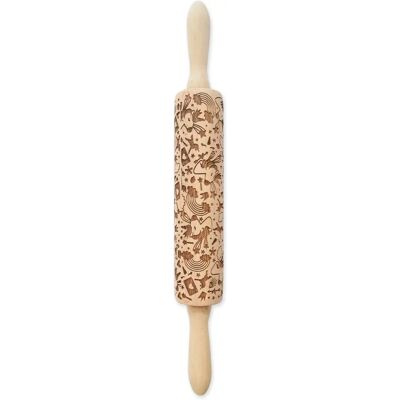 SCRAPCOOKING Holz-Einhorn-Prägewalze - Backzubehör SCRAPCOOKING Holz-Einhorn-Prägewalze - Backzubehör