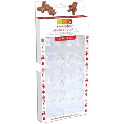 ScrapCooking Marque Modèle - Moule à chocolat Noël - Publicité ScrapCooking Marque Modèle - Moule à chocolat Noël - Publicité