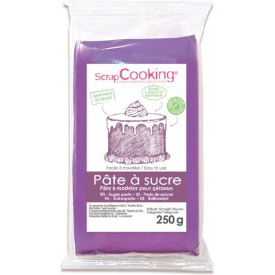 ScrapCooking - 7227 - Violet - 250 g - Pâte à sucre - Publicité ScrapCooking - 7227 - Violet - 250 g - Pâte à sucre - Publicité