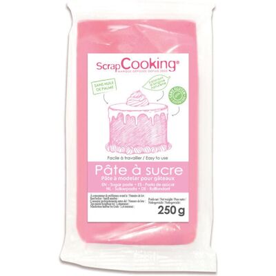 Pâte à sucre rose à la vanille - Décoration comestible - Publicité Pâte à sucre rose à la vanille - Décoration comestible - Publicité