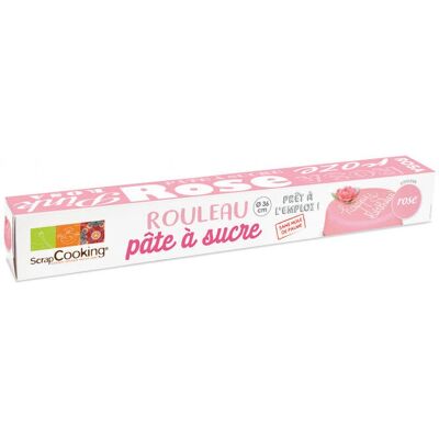 ScrapCooking Französischer Rosa Fondant 36cm - Tortendekor ScrapCooking Französischer Rosa Fondant 36cm - Tortendekor
