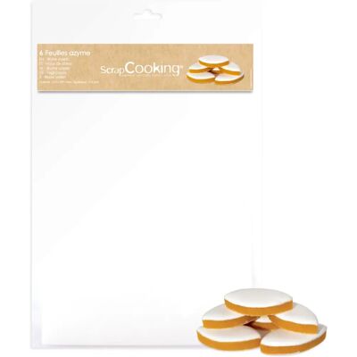 Feuilles d'hostie blanches ScrapCooking - Plaques de cuisson - Publicité Feuilles d'hostie blanches ScrapCooking - Plaques de cuisson - Publicité
