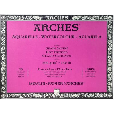 Arches Watercolor Block - 300gsm - Watercolor Paper Arches Watercolor Block - 300gsm - Watercolor Paper