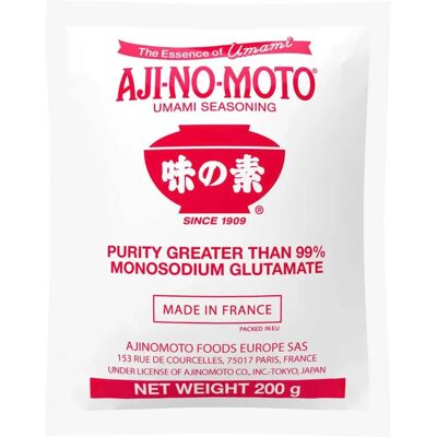 Ajinomoto Monosodium Glutamate 200g - Seasoning - Natural Flavor Enhancer Ajinomoto Monosodium Glutamate 200g - Seasoning - Natural Flavor Enhancer