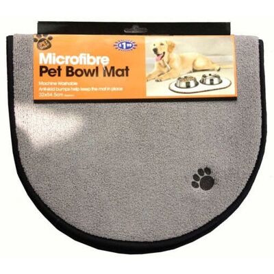 VENTEO - Pet Microfibre Mat - Schwarz/Grau - Microfibre - Pet Mat VENTEO - Pet Microfibre Mat - Schwarz/Grau - Microfibre - Pet Mat