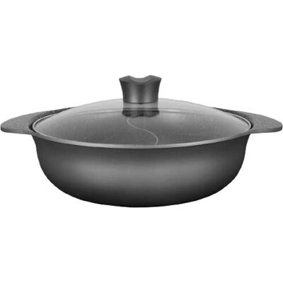 Venteo Kitchenpro Duo Casserole - 28cm - 2 Compartiments - Publicité Venteo Kitchenpro Duo Casserole - 28cm - 2 Compartiments - Publicité