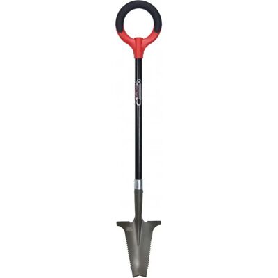 Venteo Root Slayer Pelle de jardin - Dents en acier tranchantes - Légère - Édition petite - Outil de jardin - Publicité Venteo Root Slayer Pelle de jardin - Dents en acier tranchantes - Légère - Édition petite - Outil de jardin - Publicité