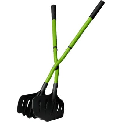 Venteo Rastrillo de Hojas - Mango Telescópico Ergonómico - Verde/Negro Venteo Rastrillo de Hojas - Mango Telescópico Ergonómico - Verde/Negro