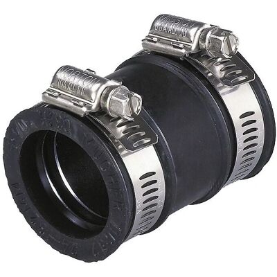 Acoplamiento flexible de tuberías Norham DC140 - Bajo presión, EPDM y acero inoxidable Acoplamiento flexible de tuberías Norham DC140 - Bajo presión, EPDM y acero inoxidable