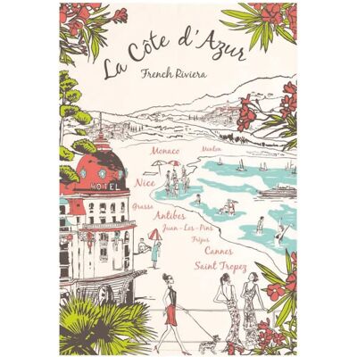 Winkler Côte d'Azur Geschirrtuch - Französische Riviera Winkler Côte d'Azur Geschirrtuch - Französische Riviera