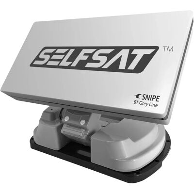 Selfsat Snipe BT Grau Line - Automatische Camping SAT-Antenne Selfsat Snipe BT Grau Line - Automatische Camping SAT-Antenne