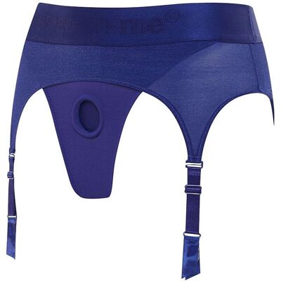 Harnais de lingerie Rebel de Strap-on-Me - Bleu - Taille S - Sextoys Harnais de lingerie Rebel de Strap-on-Me - Bleu - Taille S - Sextoys