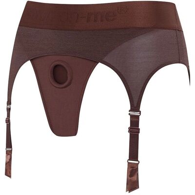 Harnais Rebel de Strap-on-Me - Lingerie Harnais Marron - Taille réglable Harnais Rebel de Strap-on-Me - Lingerie Harnais Marron - Taille réglable