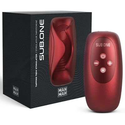 Manwan Sub One - Masturbateur Vibrant avec Fonction Tapping - Rouge Velours - Masturbateur Manwan Sub One - Masturbateur Vibrant avec Fonction Tapping - Rouge Velours - Masturbateur