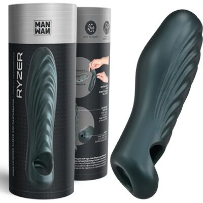 Manwan Ryzer - Extenseur de pénis et manchon de masturbation - Gris Manwan Ryzer - Extenseur de pénis et manchon de masturbation - Gris
