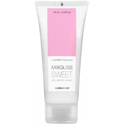 Lubrificante a base d'acqua Bubble Gum di Mixgliss - 70ml Lubrificante a base d'acqua Bubble Gum di Mixgliss - 70ml
