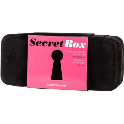 Love To Love Boîte de Rangement pour Sextoys en Velours Noir - Sexe, Fun & Rock'n'Roll Love To Love Boîte de Rangement pour Sextoys en Velours Noir - Sexe, Fun & Rock'n'Roll