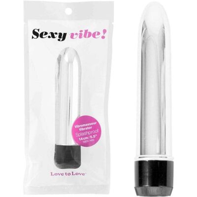 Love to Love Vibe Argent Étanche - Vibromasseur Love to Love Vibe Argent Étanche - Vibromasseur