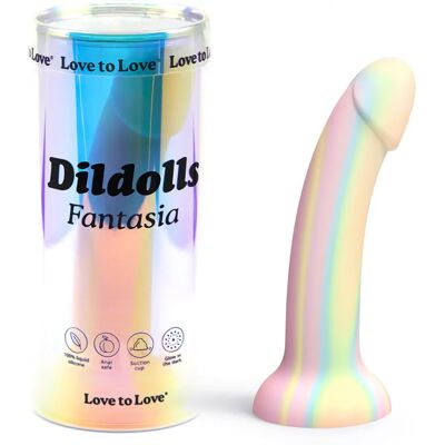 Love to Love Fantasia - Curved Silicone Dildo Love to Love Fantasia - Curved Silicone Dildo
