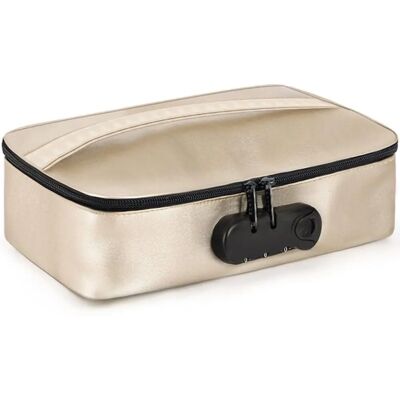 Boîte de rangement discrète verrouillable Marc Dorcel - Or - Boîte de rangement Boîte de rangement discrète verrouillable Marc Dorcel - Or - Boîte de rangement