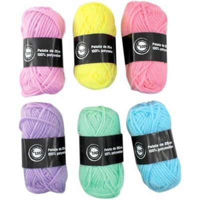 MegaCrea - Pastel 25m - couleur pastel - Yarn ball - Publicité MegaCrea - Pastel 25m - couleur pastel - Yarn ball - Publicité