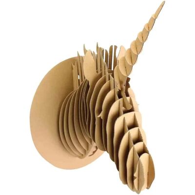 MegaCrea Trophée Licorne - Assemblé, 25x40x28cm - Publicité MegaCrea Trophée Licorne - Assemblé, 25x40x28cm - Publicité