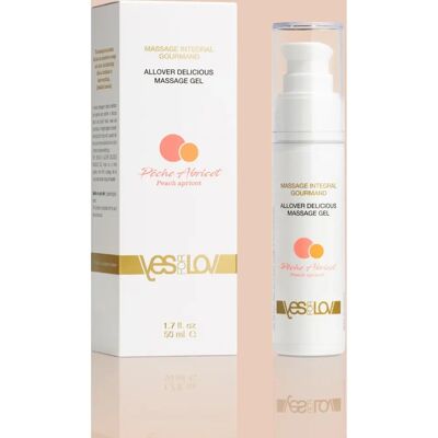 YESforLOV Pfirsich Aprikose Massagegel - 50ml Mehrzweck-Gleitmittel YESforLOV Pfirsich Aprikose Massagegel - 50ml Mehrzweck-Gleitmittel