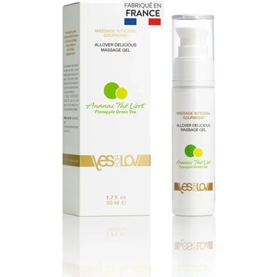 YESforLOV Ananas Zelený Čaj Masážgel - 50ml YESforLOV Ananas Zelený Čaj Masážgel - 50ml