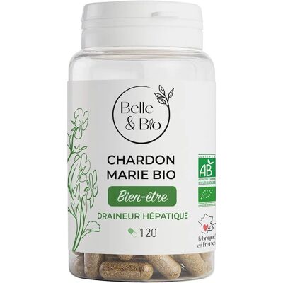 Chardon-Marie Bio 120 Gélules - Complément Naturel - Publicité Chardon-Marie Bio 120 Gélules - Complément Naturel - Publicité