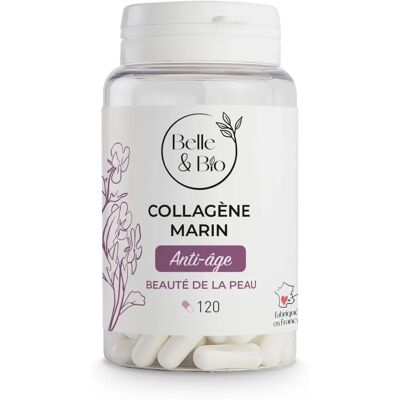 Collagène Marin Belle et Bio 120 Capsules - Action Anti-Âge - Publicité Collagène Marin Belle et Bio 120 Capsules - Action Anti-Âge - Publicité