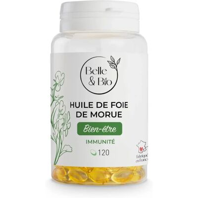 Belle & Bio Huile de Foie de Morue - Soutien cardiovasculaire - Publicité Belle & Bio Huile de Foie de Morue - Soutien cardiovasculaire - Publicité