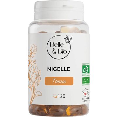 Belle & Bio Nigelle - Capsules Naturelles - Soutient le Métabolisme - 120 Capsules - Publicité Belle & Bio Nigelle - Capsules Naturelles - Soutient le Métabolisme - 120 Capsules - Publicité