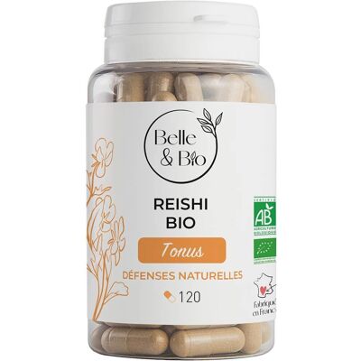 Reishi Bio de Belle et Bio 120 Cápsulas - Apoya Inmunidad y Sueño Reishi Bio de Belle et Bio 120 Cápsulas - Apoya Inmunidad y Sueño