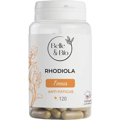 Rhodiola Rosea 120 capsules - Réduction du stress - Publicité Rhodiola Rosea 120 capsules - Réduction du stress - Publicité