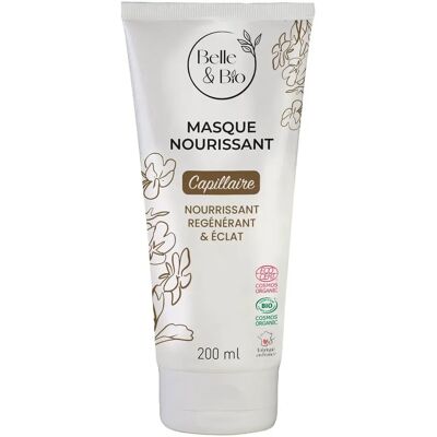 Belle & Bio - Masque Capillaire - Nourrissant, 200ml - Certifié BIO Belle & Bio - Masque Capillaire - Nourrissant, 200ml - Certifié BIO