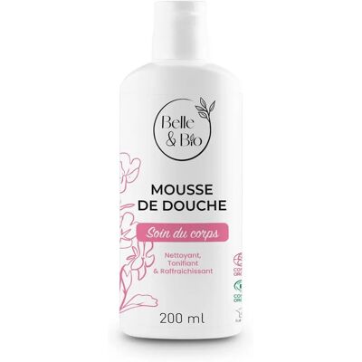 Belle et Bio - Mousse de douche - 200 ml - Natural a base de plantas - Shower mousse Belle et Bio - Mousse de douche - 200 ml - Natural a base de plantas - Shower mousse