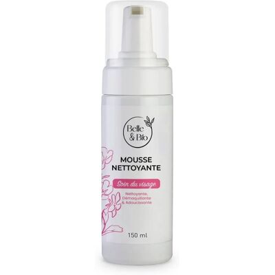 Belle & Bio 150ml Espuma Limpiadora Facial - Suave, Hidratante, Antioxidante Belle & Bio 150ml Espuma Limpiadora Facial - Suave, Hidratante, Antioxidante