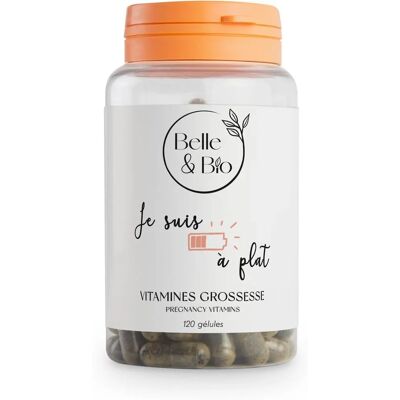 Belle & Bio - Belle&Bio; Vitamines Grossesse 120 Gélules - Soutient Mère & Bébé - Publicité Belle & Bio - Belle&Bio; Vitamines Grossesse 120 Gélules - Soutient Mère & Bébé - Publicité