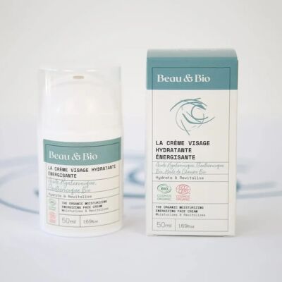 BEAU & BIO Crème Visage Hydratante Bio - Visage, Acide Hyaluronique, Chanvre, Énergisante - Publicité BEAU & BIO Crème Visage Hydratante Bio - Visage, Acide Hyaluronique, Chanvre, Énergisante - Publicité