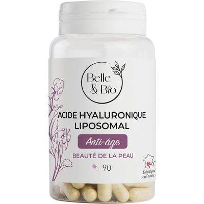 Belle & Bio Acide Hyaluronique Liposomal 90 Gélules - Complément Alimentaire - Publicité Belle & Bio Acide Hyaluronique Liposomal 90 Gélules - Complément Alimentaire - Publicité