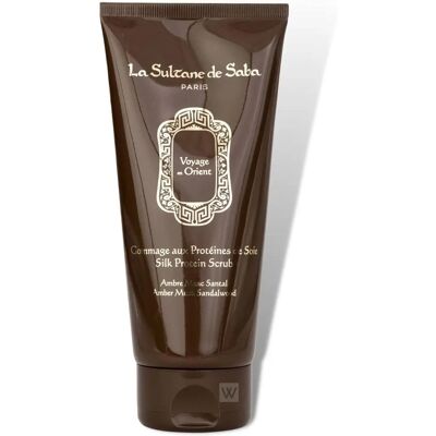 La Sultane de Saba Voyage en Orient Gommage au Protéines de Soie - Body Scrub - Publicité La Sultane de Saba Voyage en Orient Gommage au Protéines de Soie - Body Scrub - Publicité