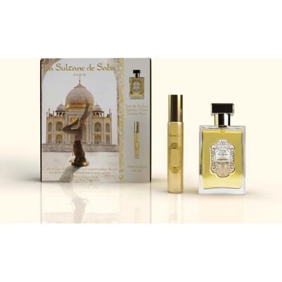 La Sultane de Saba Voyage sur la Route Eau Parfum Coffret Cadeau - 50ml + 10ml - Publicité La Sultane de Saba Voyage sur la Route Eau Parfum Coffret Cadeau - 50ml + 10ml - Publicité