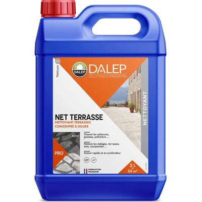 Dalep Net Terrasse 5L - Nettoyant Terrasse Concentré - Publicité Dalep Net Terrasse 5L - Nettoyant Terrasse Concentré - Publicité