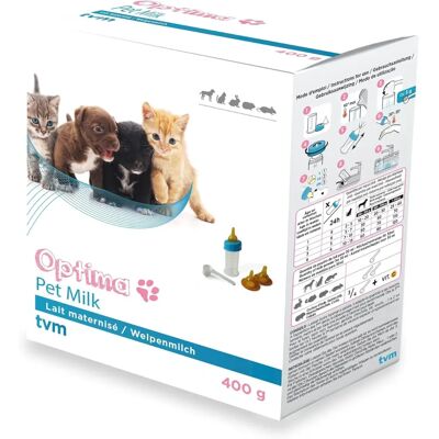 Optima Pet Milk Pulver - Tier Milchpulver, 400 g Optima Pet Milk Pulver - Tier Milchpulver, 400 g