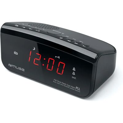 Muse M-12CR Radiowecker - Digital - Schwarz Muse M-12CR Radiowecker - Digital - Schwarz